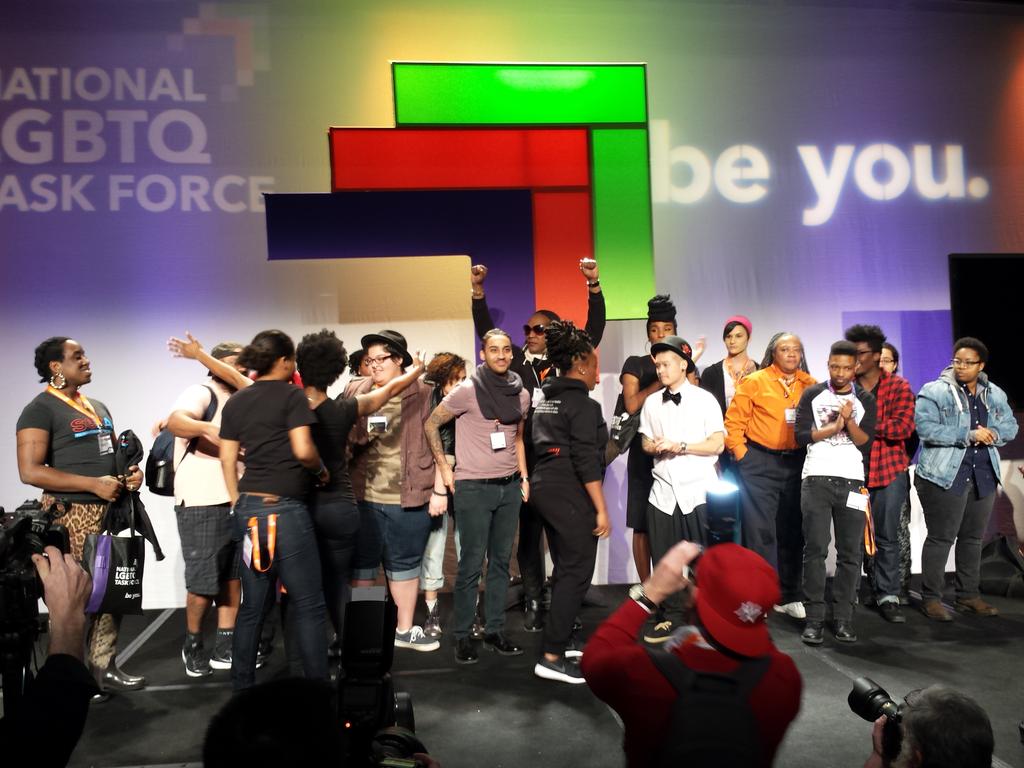 "I want to see black Trans lives up here on stage and I want you to clap for them bc they are beautiful"-Ashley #cc15