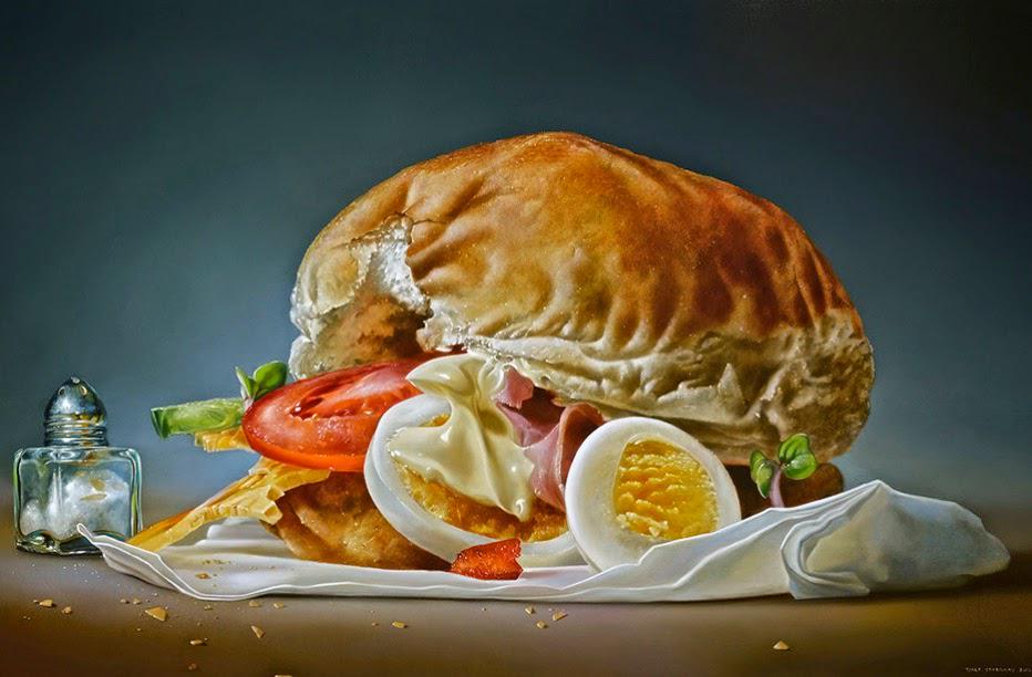 thepaperboard's tweet photo. Insane Hyperrealistic Food Paintings http://t.co/ALy7v8l8oU http://t.co/CLLLa457vV