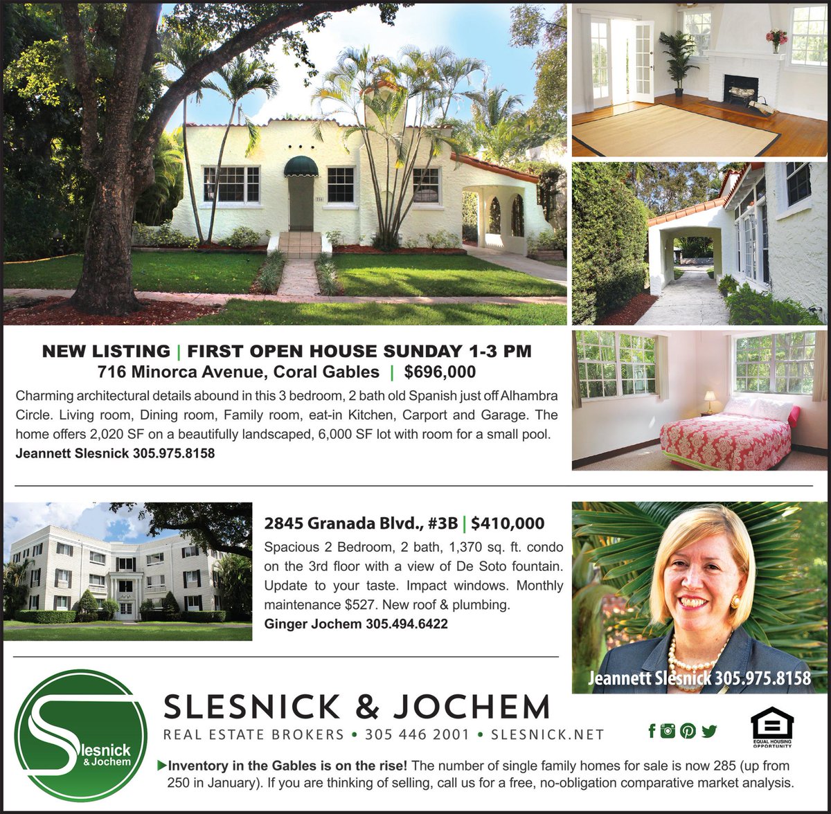 SlesnickJochem's tweet photo. NEW LISTING! First Open House Sunday 2/8 1-3 PM 716 Minorca Avenue #coralgablesrealestate http://t.co/ruCD56bNDY