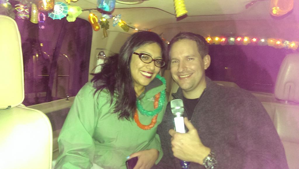 UberRedXL's tweet photo. While coming back from Renton, these 2 sang Wannabe, #Spice girls and got lei'd in the #AlohaUber #Epicridehome http://t.co/Gb902ex7cb