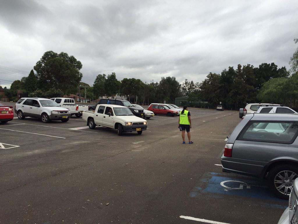 sydwaitangifest's tweet photo. Parking still available at Walpole entrance http://t.co/ZqRvmm98Gq