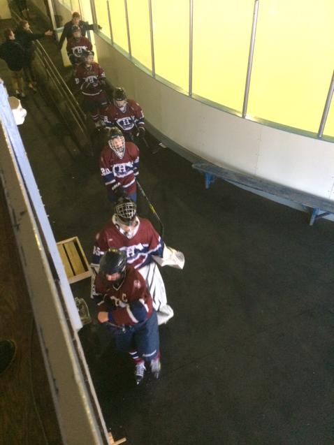 End of the 1st...Cavs exit the ice w/ a 1-0 lead