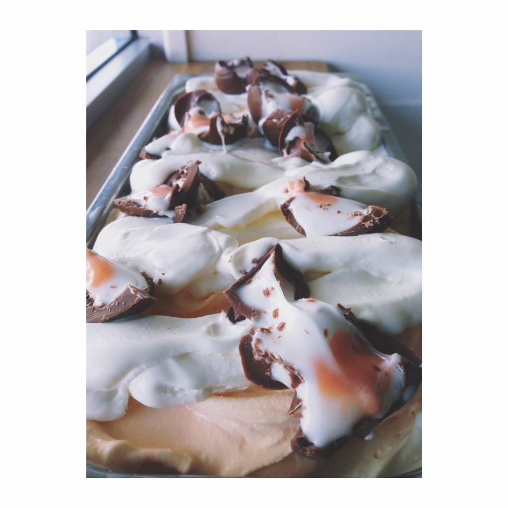 New Cadbury's Creme Egg first 10 customers to show this post get a FREE CONE OF CREME EGG Milkbar tomorrow, from 11am