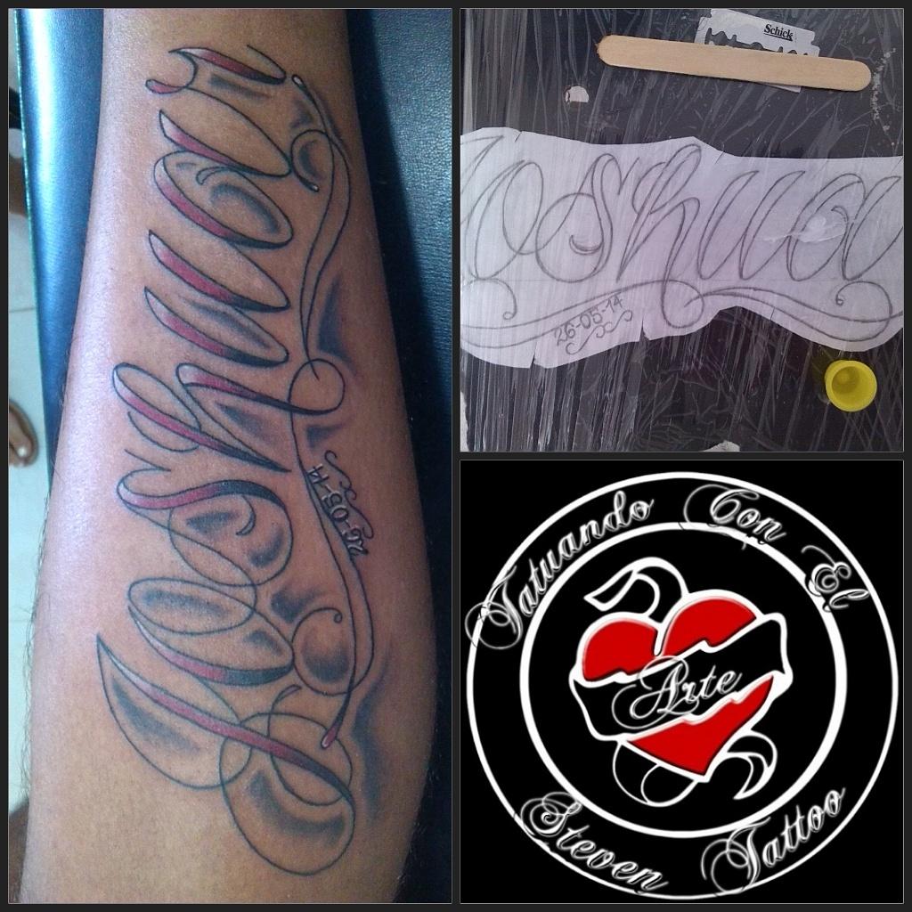 stevengomez649's tweet photo. #Caligrafia #Tattoo #TatuajesBarranquilla #tatuandoConElCorazon #StevenTattoo http://t.co/54fF6Ai5rh