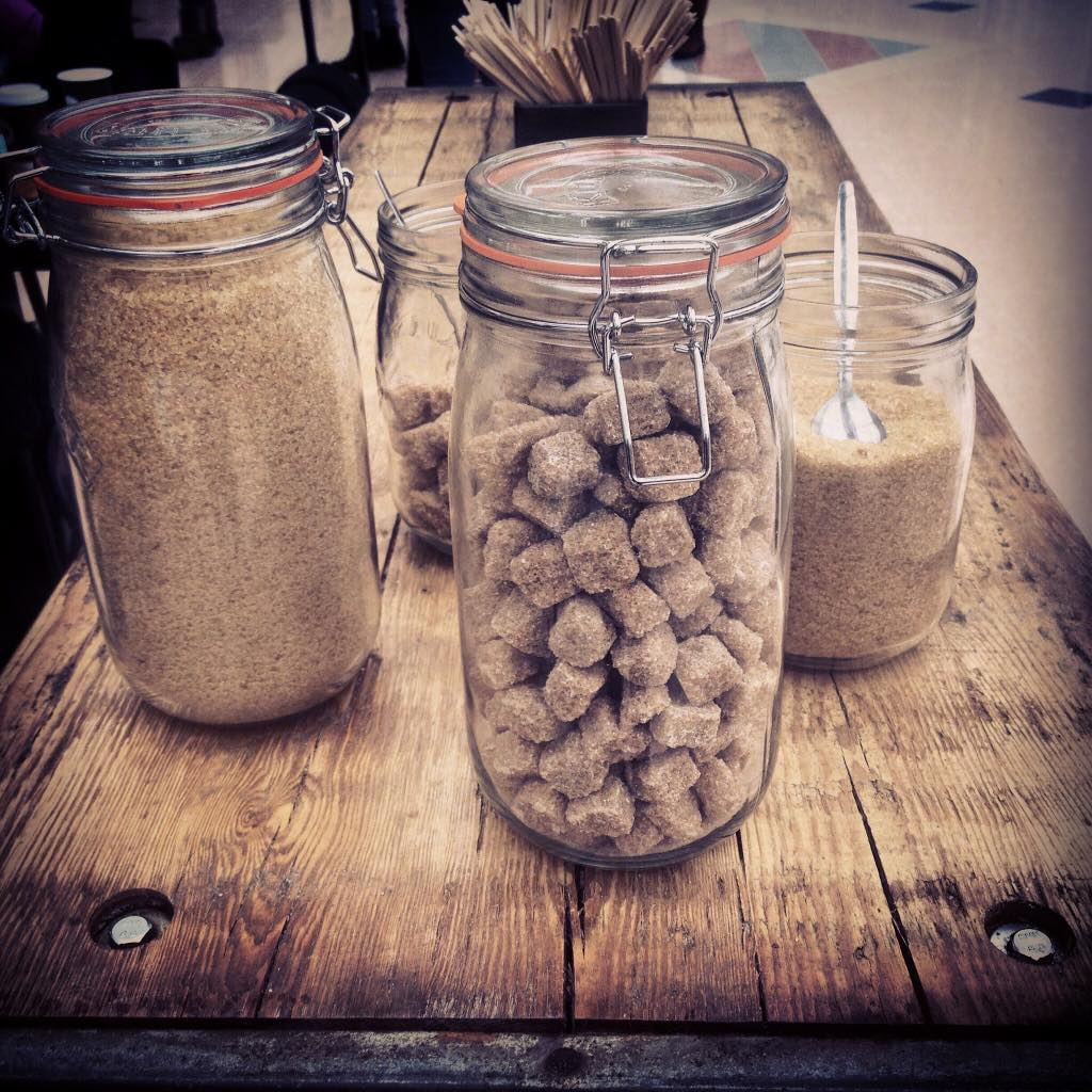 CoffeeTrailBook's tweet photo. Treating ourselves to @flycoffeebean #coffee yesterday at #SpringFair2015 @edenwithpencils love all that rustic #wood http://t.co/hgJKTLLtVx