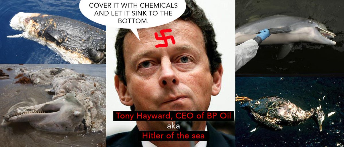 semiohtomatic's tweet photo. Ode to #TonyHayward CEO of #BPOil - "Dont worry about it" said #Obama and #Twitter agreed #BPOilSpill meanwhile ... http://t.co/mEy03EEGG7