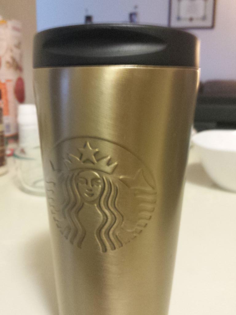 TheyCallMeCP's tweet image. Hiting the road with my classy @Starbucks tumbler that my beautiful wife @sam__perro got me!