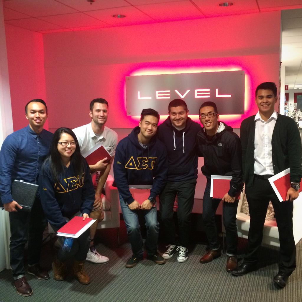 Thanks <a href="/DSP_ThetaChi/">Delta Sigma Pi, SJSU</a> for stopping by to take the our and have lunch with us. #LEVELStudios #AgencyLife #DeltaSigmaPi