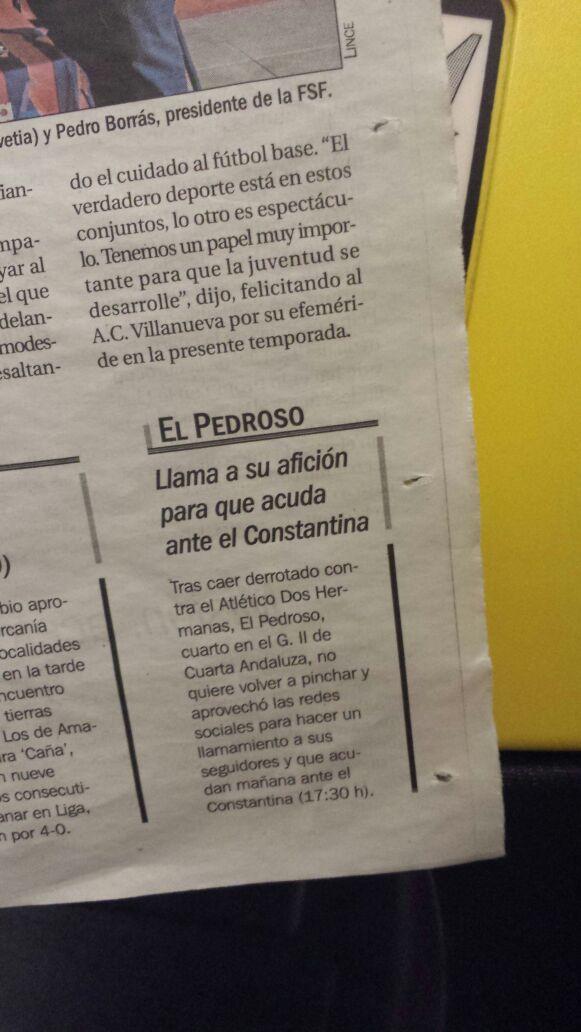 C.D. El Pedroso tweet media