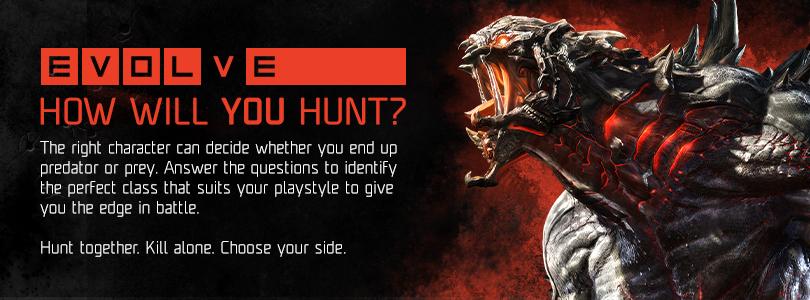 gamestop's tweet photo. How will YOU hunt in Evolve? Take this quiz and find out! http://t.co/DQiEDC1paK #EvolveAtGameStop http://t.co/MhV05Bxp5V