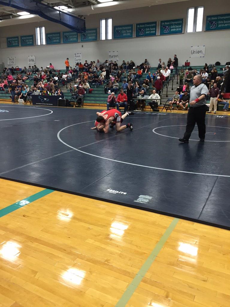 BRHSinfo's tweet photo. Take Down Jordan! PIN! #divisionals #bearriverhighschool #brhs2015 http://t.co/xCjlUtx8hM