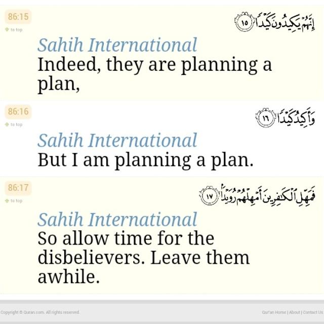 wirantish's tweet photo. "@ayah_gems: And Allah is the Best of planners. http://t.co/7IN2aN4vJV"