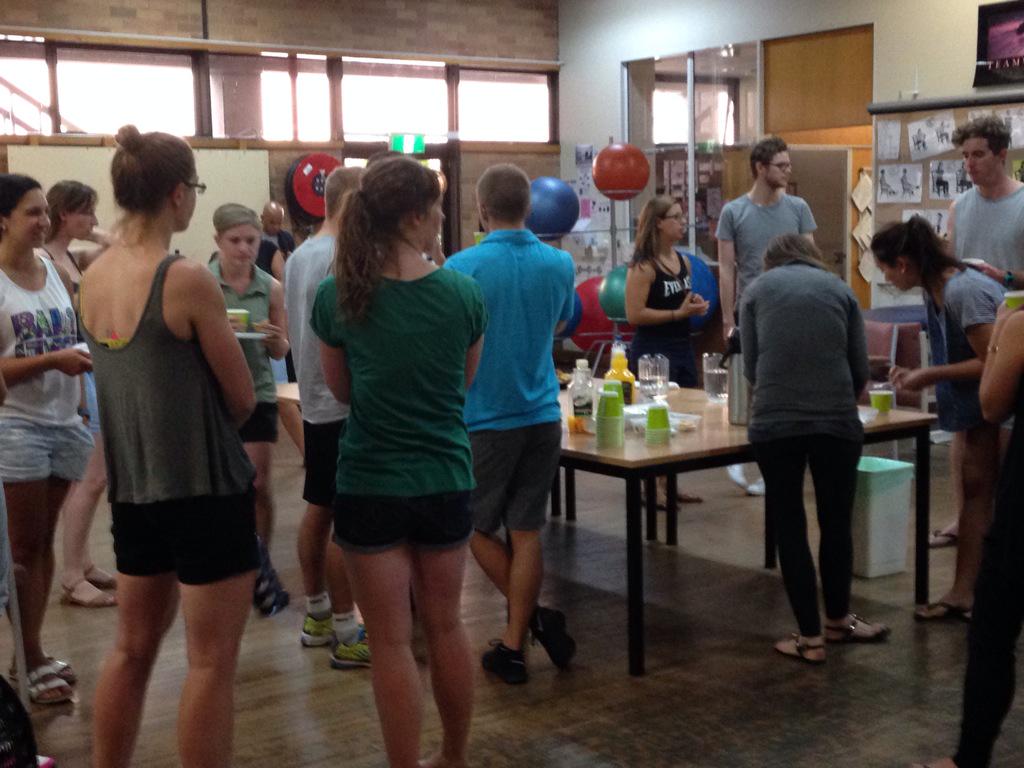 rayner_alicia's tweet photo. Topping up energy levels before big session of #lumbar assessment #spinallevel1 @GFreck5 @muscphysio_MPA @apaphysio http://t.co/sKD8u5HwEb