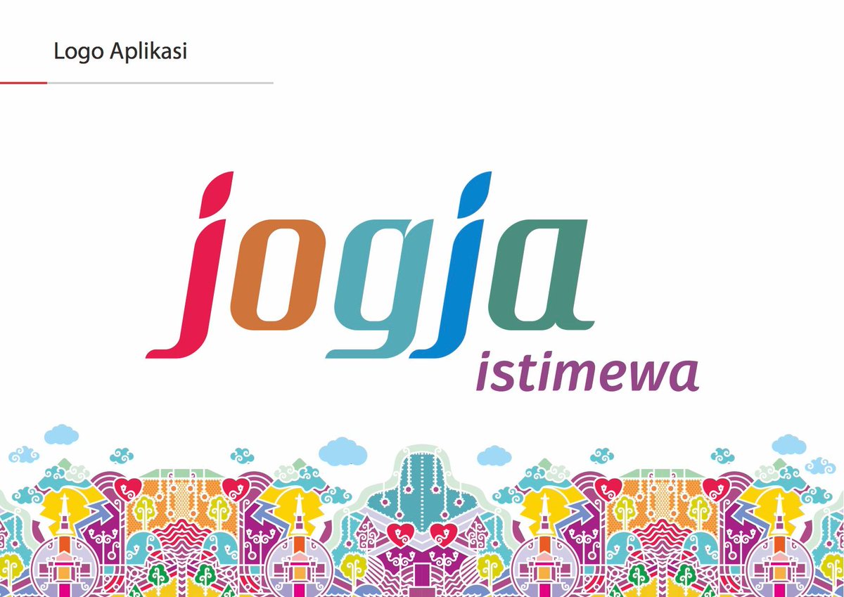 Aplikasinya tidak hanya merah, bisa berwarna dan dipadukan dengan icon kota Jogja.