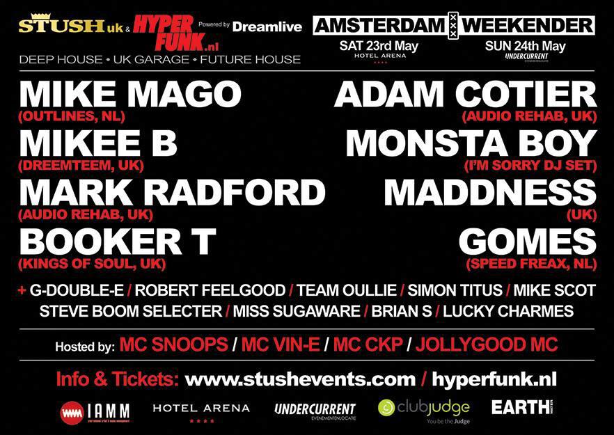 djmaddnesskma's tweet image. @Stushparty1 @HyperFunkNL @DreamliveFM #dreamglobal @Uber_AMS #DAMWEEKENDER 23&amp;amp;24th May 2015 #roadtodam