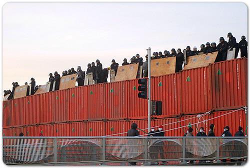 2005년 부산에 세워진 무현산성. 명박산성 아님.