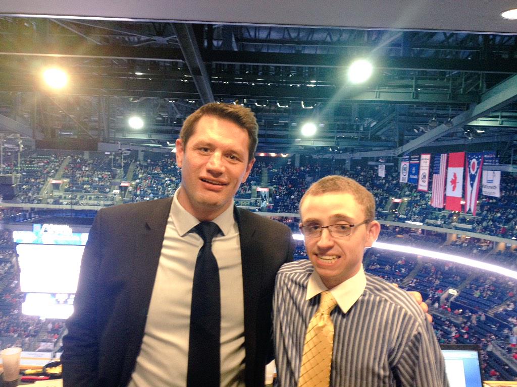Want to Wish a big happy birthday to the color analyst for the Blue Jackets Jody Shelley. 
