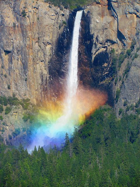 Water Rainbow at Yosemite National Park, California, United States