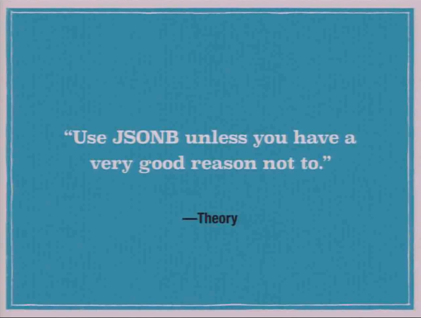zelarky's tweet image. #jsonb #postgres