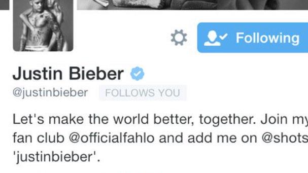 rylee_amanda's tweet photo. omfg ily @justinbieber #justinbieber #followed #me http://t.co/XTvzqCqF5O