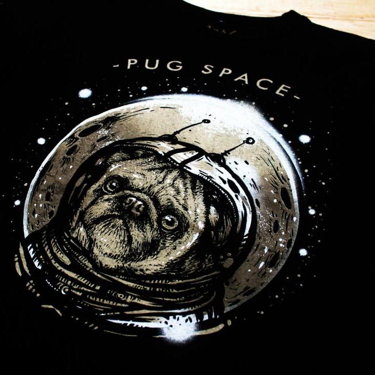 "PUG SPACE" - IDR 100.000 | Size L &amp; XL | Order : 083867368872/5CAC9CCF