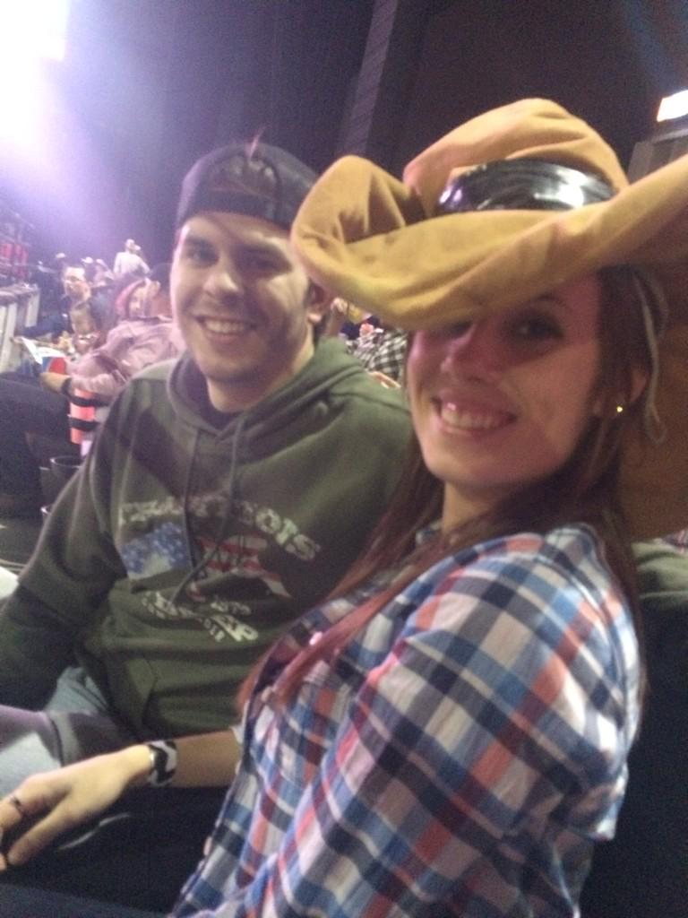 pcbtour's tweet photo. That hat is definitely making its rounds before we get started tonight! #PCBFinals http://t.co/CqtGgAjnBm