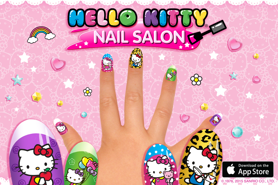 hello kitty presson nails | Hello kitty nails, Hello kitty nails art, Hello  kitty invitations