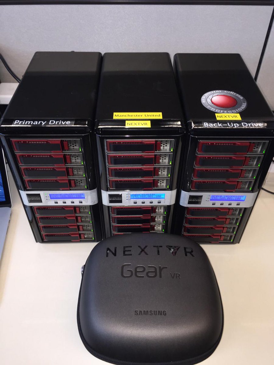 Maxx_Digital's tweet image. We love seeing client's pics of our gear in the field @NextVR_app showing off their #maxxdigital ThunderRAID arrays!