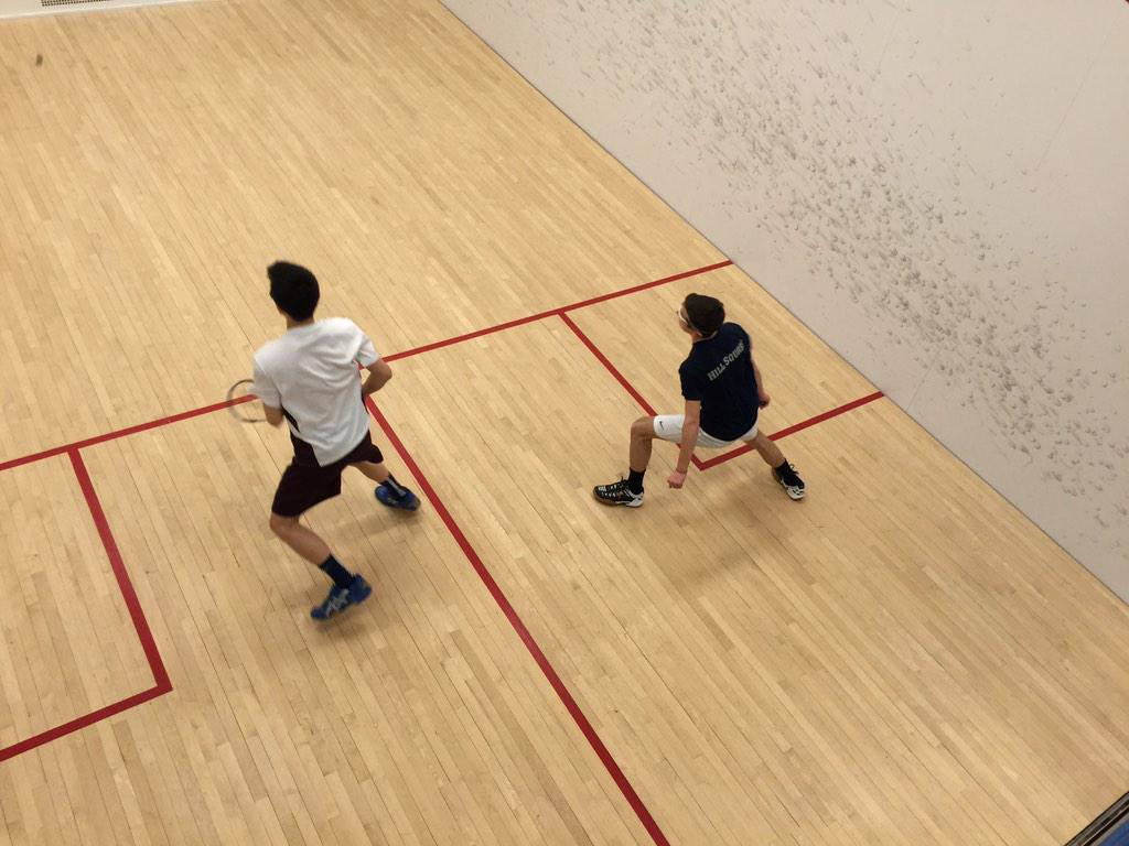 BluesSquash's tweet photo. Andrew Hall '15 on versus @HMSchool. Blues have already secured a victory and a spot in the consolation semis. http://t.co/jtIdmkJwMI