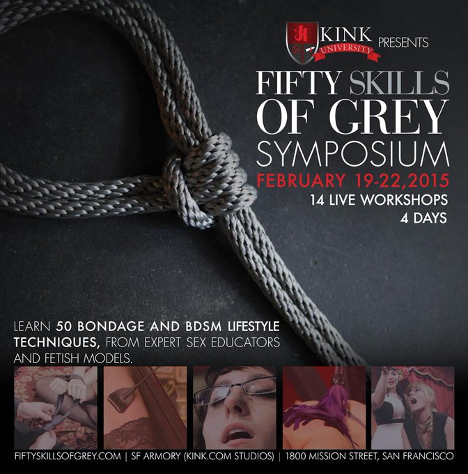 Unlearn the book at the Fifty SKILLS of Grey Symposium, SF Feb 19-22  http://t.co/2LNlFNGkrG #50SkillsofGrey<a href="/tag/50skillsofgrey"class="tags"><span>#50skillsofgrey</span></a>