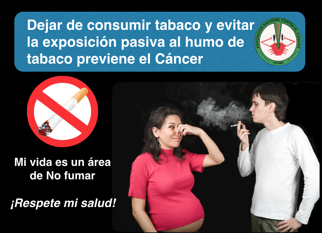 Evitar la exposición al humo de tabaco previene el Cáncer. #ANCEC