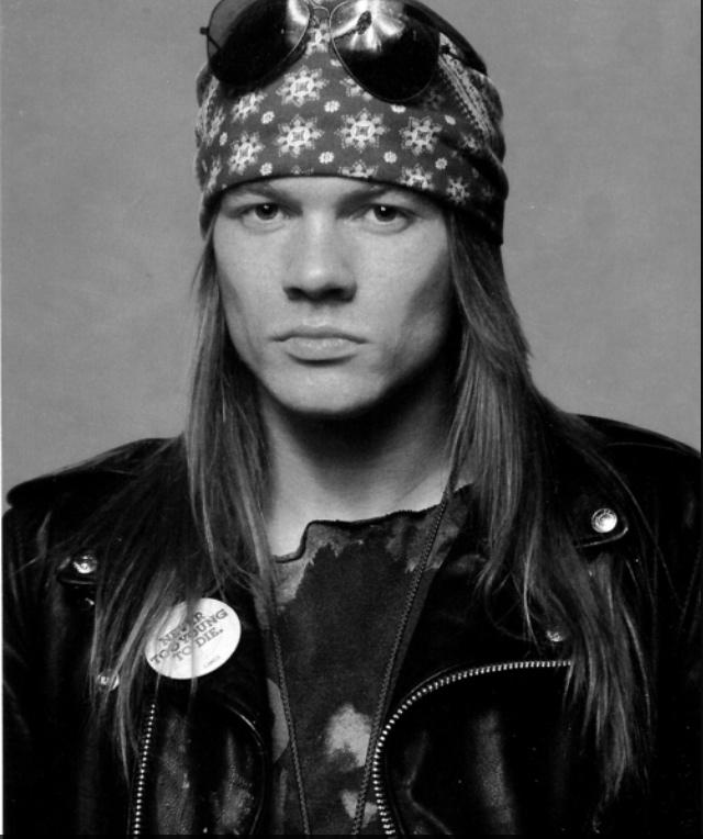 Since i was a kid, Axl Rose was always my favorite, I wore bandanas like him and still do, happy birthday 