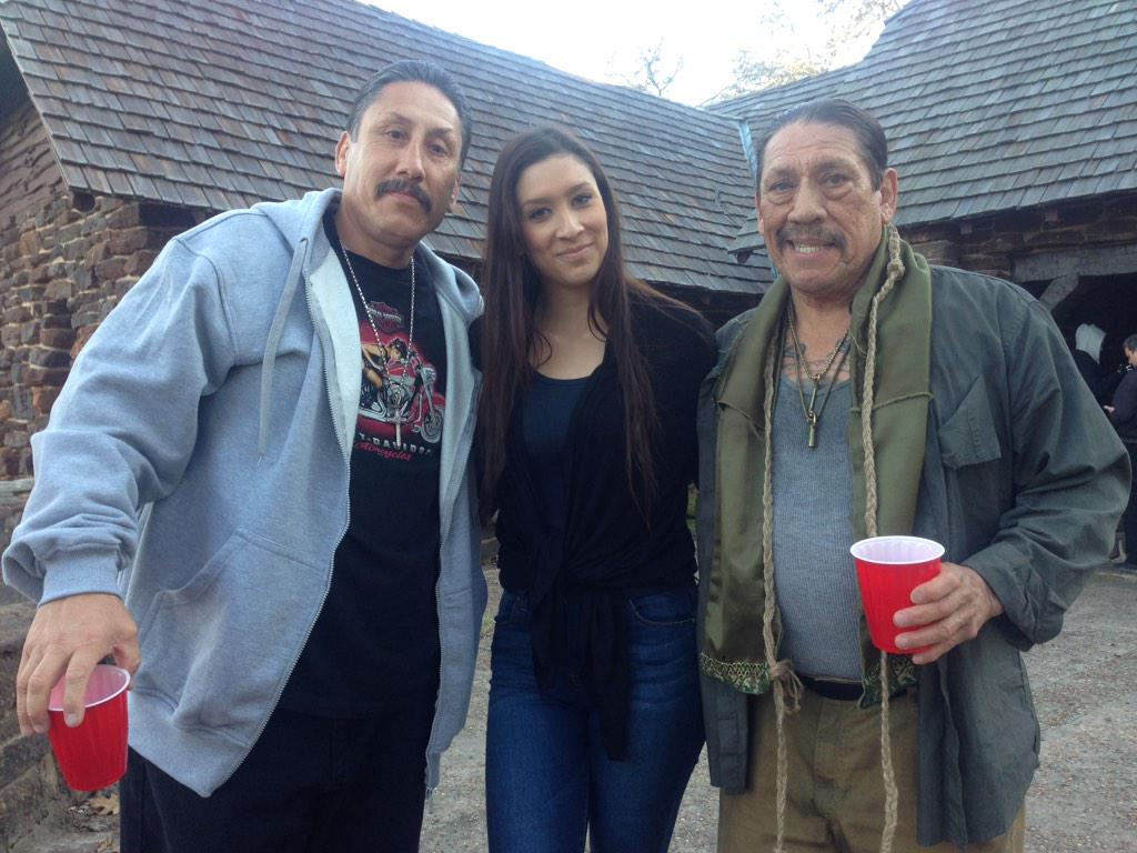 Having fun with these two <a href="/officialDannyT/">Danny Trejo</a> #filmmaking #onset