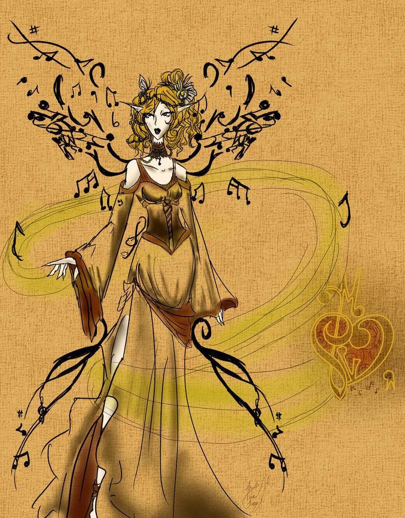 "<a href="/thedogsrunamok/">Bea Arthur Handsome</a>: <a href="/bbzach_ftw/">JJ</a> I feel like a music fairy or something." Bea right now. (Credit to artist)