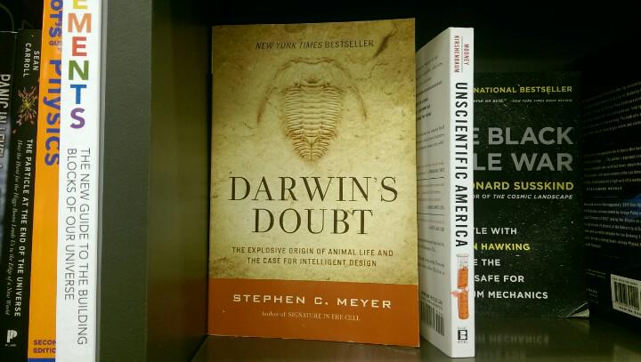 cmcanall's tweet image. Just found a book in the Science section at Books-A-Million that doesn&apos;t belong. #intelligentdesignisnotscience