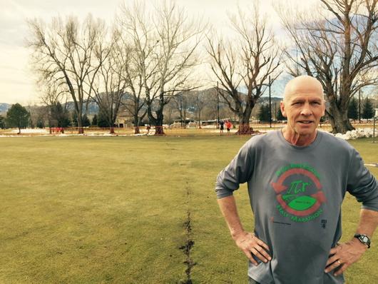 eudoraxc's tweet image. Dan Kuhlman scoping out the course for USA XC CHAMPS #usaxc #boulderrunning
