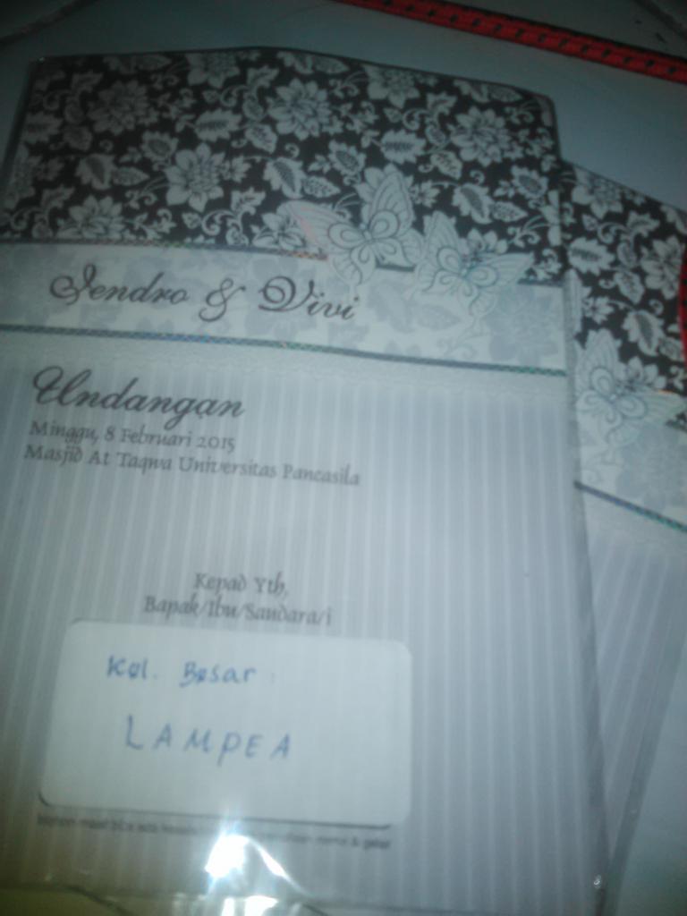 Salam Rimba... Besok minggu tgl 8-feb jam 10 s/d 15.oo di aula masjid at-taqwa Univ.pancasila by indro (dono) &amp; vivi