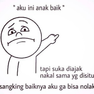 DyahJekti's tweet photo. saya tidak nakal http://t.co/HhoOoOzTOw