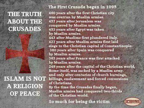 Hey Obama! About those Christian Crusades