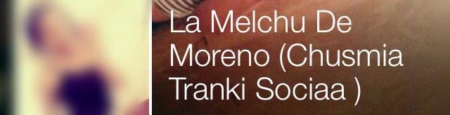 ReSatrapas's tweet photo. Ella es la melchu de moreno, chusmiala tranki socia. http://t.co/n5gw9eCMwM