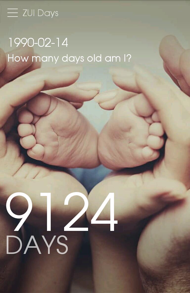 #zuidays How many days old am I? <a href="/zui_apps/">ZUI</a>