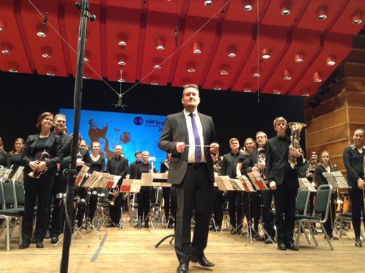 BB1887's tweet photo. #NMBrass Hasle Brass and Robert Solberg Nilsen about to play Montage by Peter Graham http://t.co/Wj6I6H3HkF