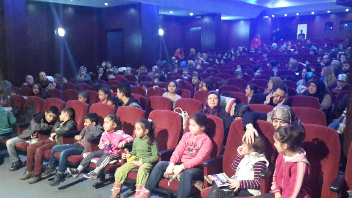 Çocuklarımız, 'Uçaklar : Söndür ve Kurtar:' adlı Çocuk Sinemamızı seyretmeye geldiler ...@Fatih_Bld