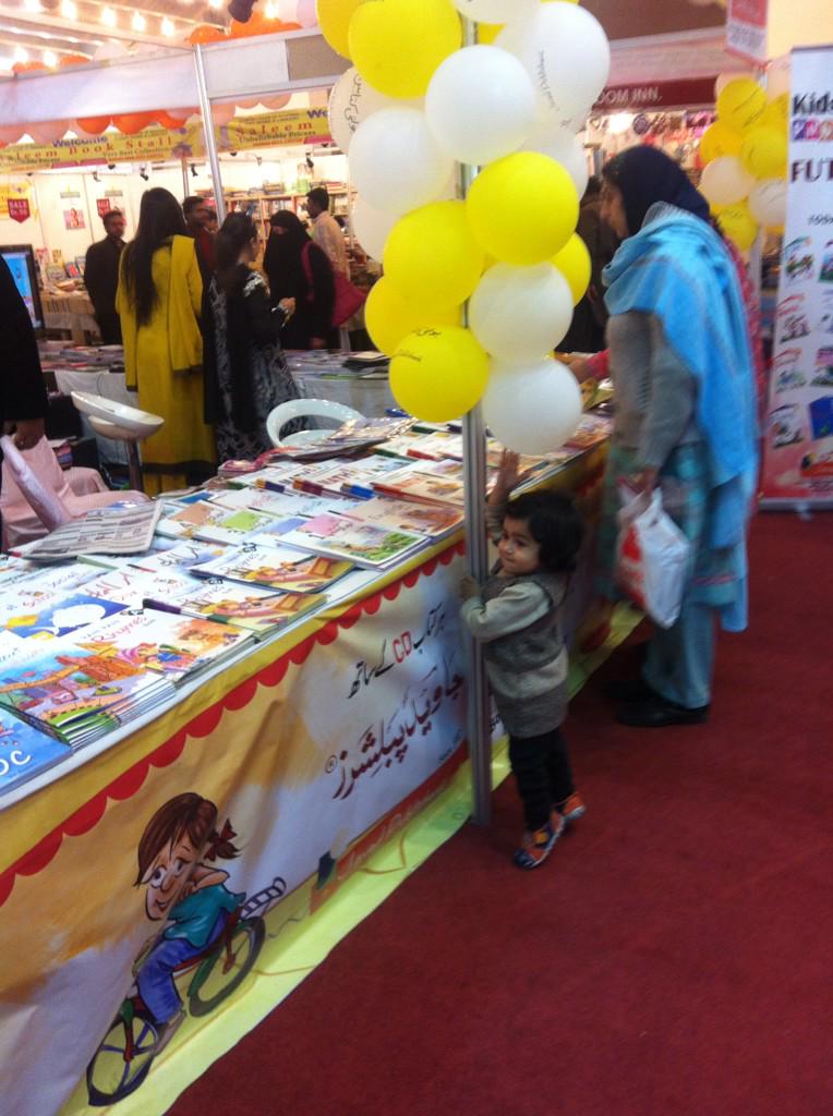 A_A_Y_'s tweet photo. Haania's prime attraction at Lahore International Book Expo #lahorebookexpo http://t.co/D2U3LJhswc