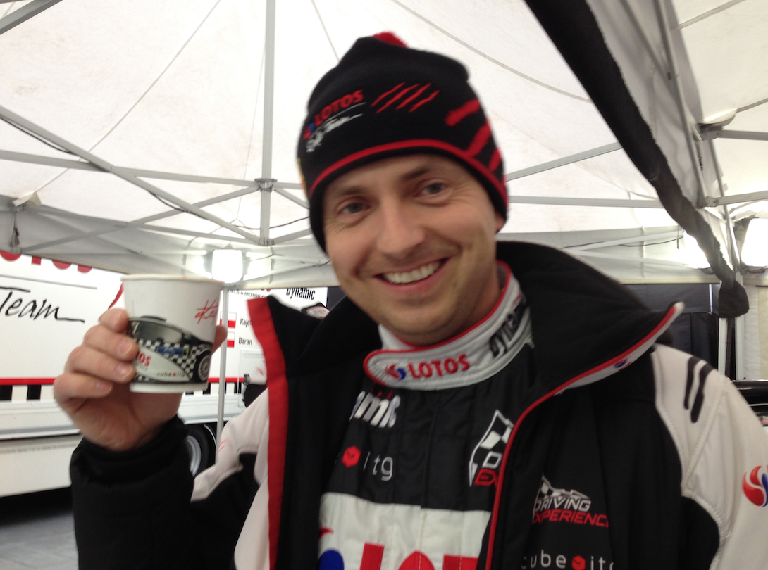 FIAERC's tweet photo. A good coffee before a good rally day for @Kajto_pl ? #FIAERC #ThisWinterisCoool http://t.co/te4yHMTkbx