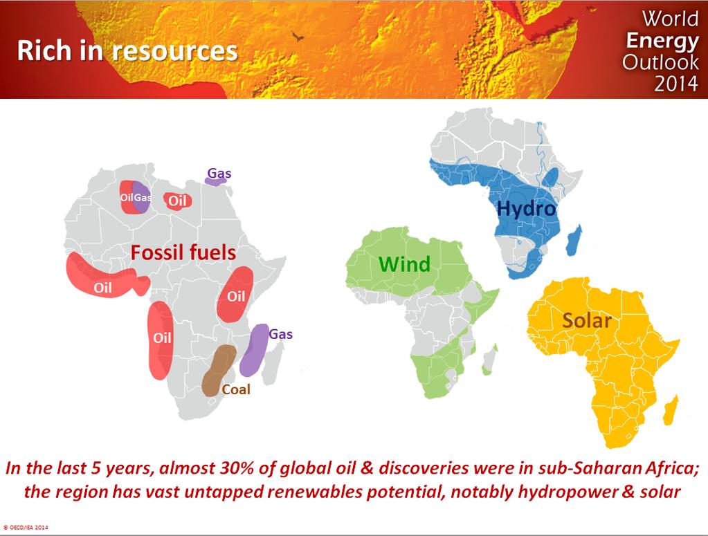 Voici l'énorme potentiel de l'#Afrique en matière d'#énergie #renouvelable. #AfricaFrance #AfriqueFrance #COP21