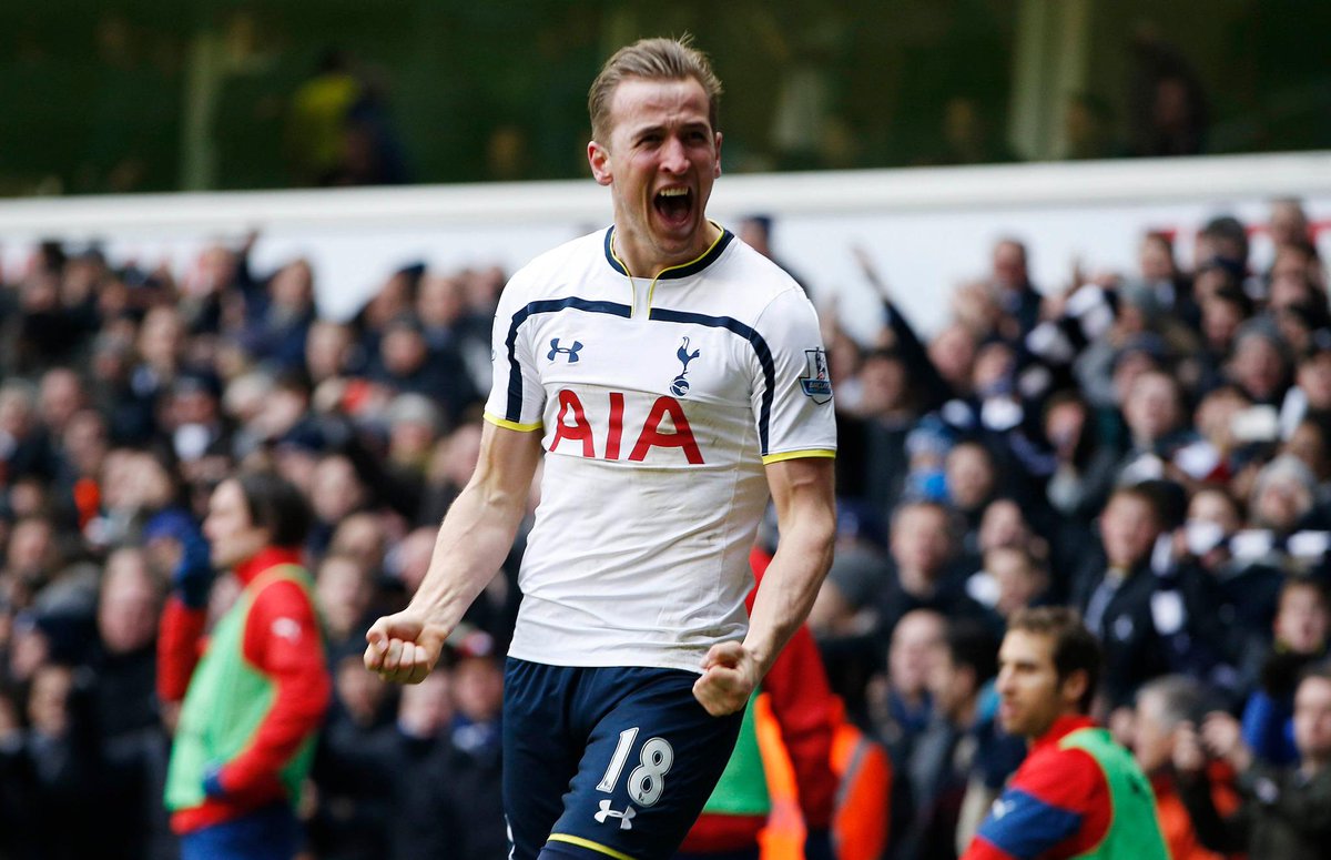 SpursOfficial's tweet photo. Pure passion on the face of @hkane28 after scoring his first north London derby goal. #COYS #OneOfOurOwn http://t.co/dm4mDkm8jW