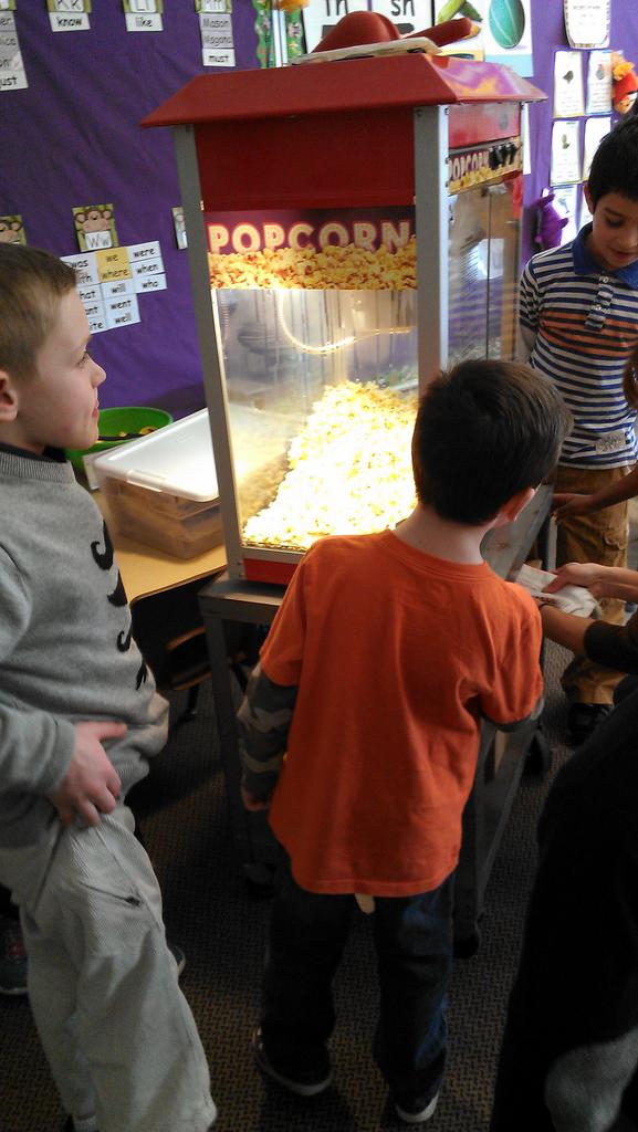 MissRepettoNES1's tweet photo. Popcorn party on Friday for bringing in the most Labels for Education for the month of January. Thanks #NESPTO http://t.co/I5Hhv4orVE