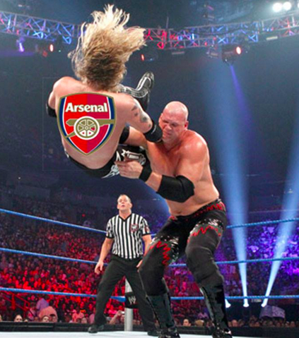 FootballFunnys's tweet photo. KANE vs. Arsenal http://t.co/8FBUxQIs4N