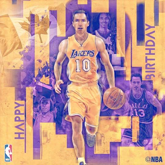 Happy birthday Steve Nash  